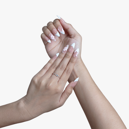 SIYOU Petal Crown press-on nails case view