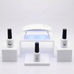 Complete SIYOU Press-On Nail Kit with UV Lamp