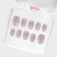 Pearl Dusk | Handmade Reusable Short Oval Press-On Nails
