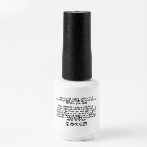 SIYOU gel nail adhesive - back label with ingredients