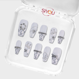 Bombshell press-on nails by SIYOU NAILS