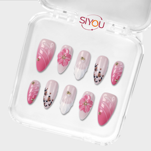 Boudoir press-on nails by SIYOU NAILS