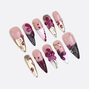 CLASSIC GOLD BLOOM - SIYOU NAILS