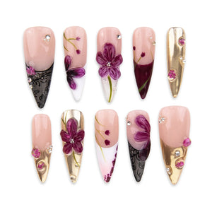 CLASSIC GOLD BLOOM - SIYOU NAILS