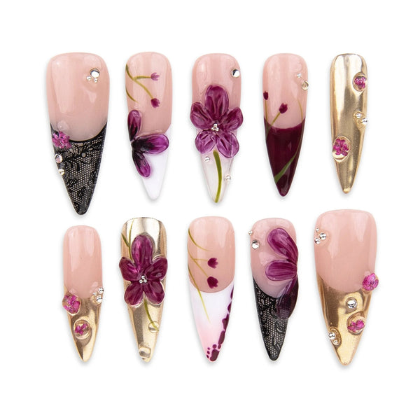 CLASSIC GOLD BLOOM - SIYOU NAILS