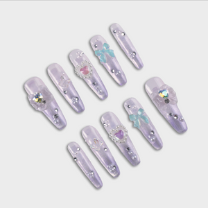 Confetti Cake press-on nails by SIYOU NAILS