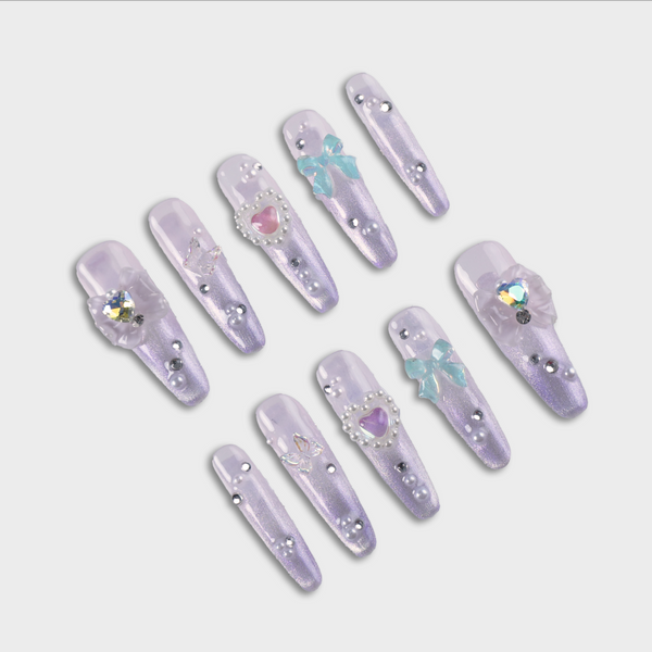 Confetti Cake press-on nails by SIYOU NAILS