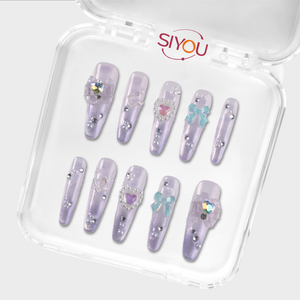 Confetti Cake press-on nails by SIYOU NAILS