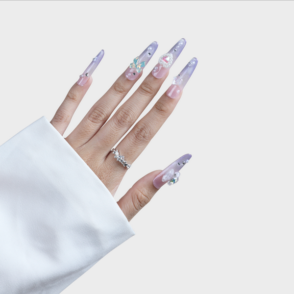 Confetti Cake press-on nails by SIYOU NAILS
