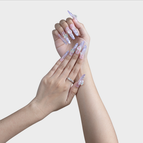Confetti Cake press-on nails by SIYOU NAILS