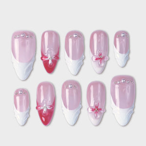 SIYOU Love Letter press-on nails front view