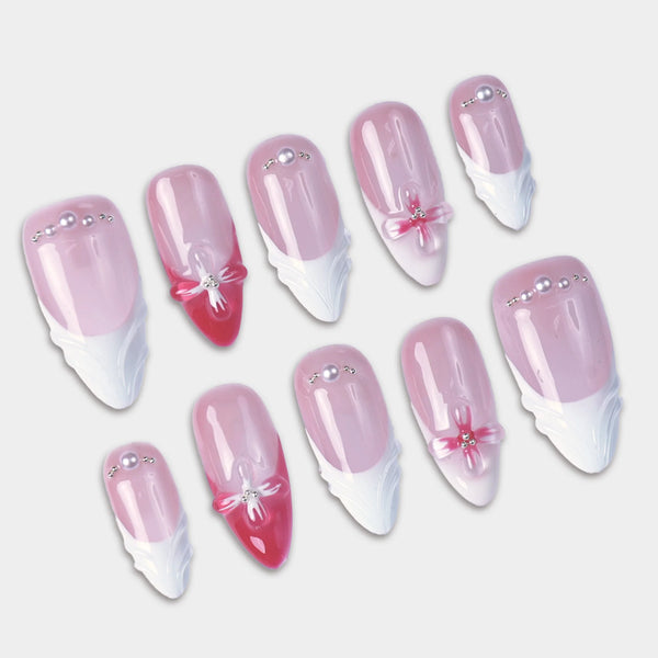 SIYOU Love Letter press-on nails detail view
