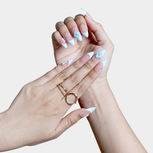 SIYOU Cloud Drift press-on nails styled view