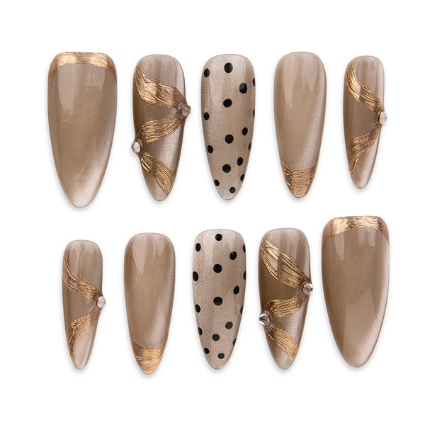 ELEGANT POLKA DOT - SIYOU NAILS