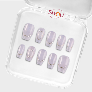 Heirloom press-on nails by SIYOU NAILS