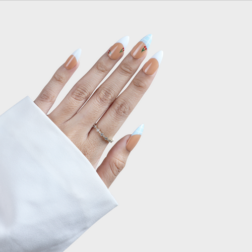 Mahogany press-on nails by SIYOU NAILS