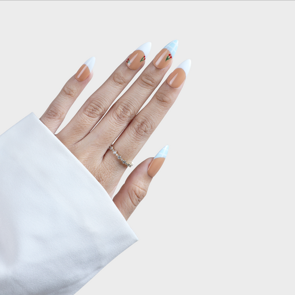 Mahogany press-on nails by SIYOU NAILS