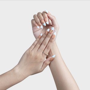 Mahogany press-on nails by SIYOU NAILS