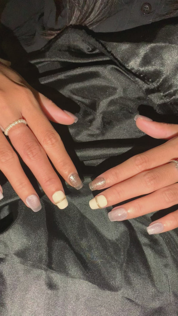 Violet Frost press-on nails — SIYOU reel