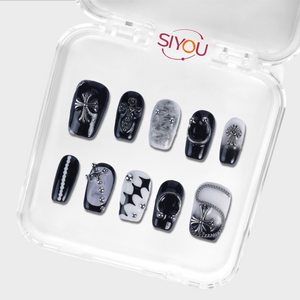 Sacred Heart press-on nails by SIYOU NAILS