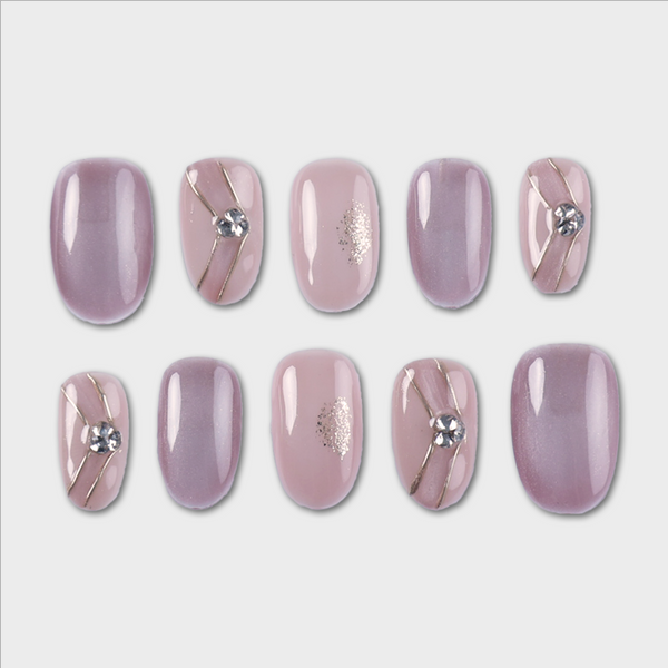 Velvet Hour press-on nails by SIYOU NAILS