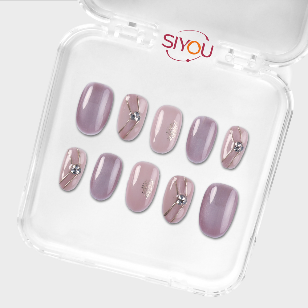 Velvet Hour press-on nails by SIYOU NAILS
