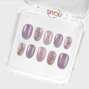 Velvet Hour press-on nails by SIYOU NAILS
