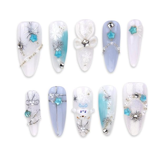 WINTER STARS GLOW - SIYOU NAILS