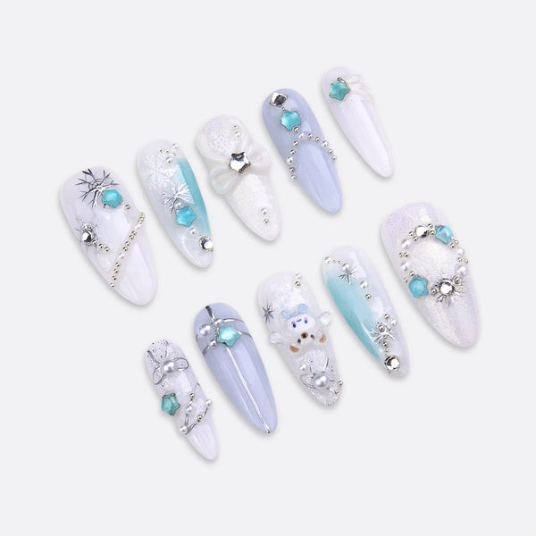 WINTER STARS GLOW - SIYOU NAILS