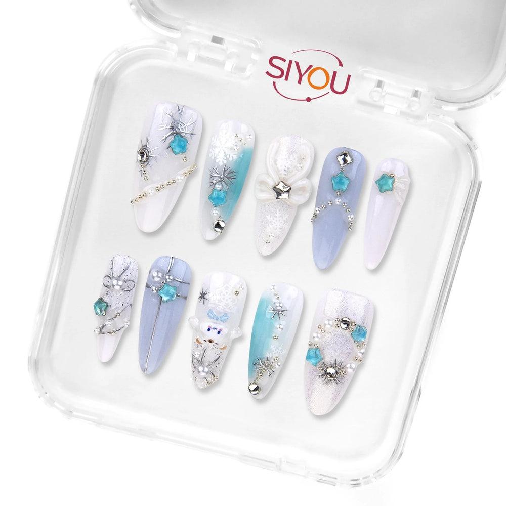 WINTER STARS GLOW - SIYOU NAILS