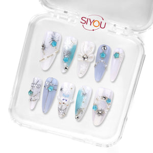 WINTER STARS GLOW - SIYOU NAILS