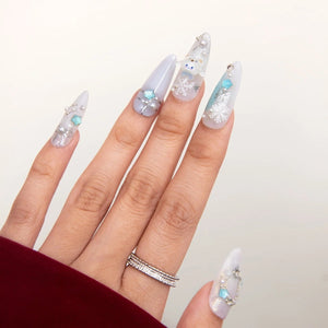 WINTER STARS GLOW - SIYOU NAILS